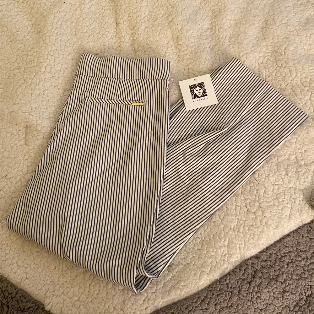 Anne Klein Striped Dress Pants